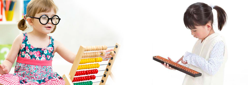 Playing with abacus rod