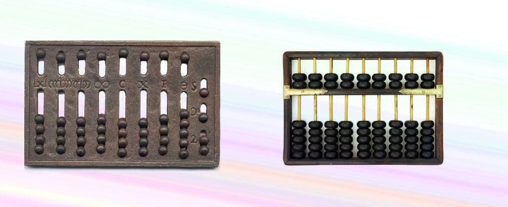 ancient model of abacus instrument